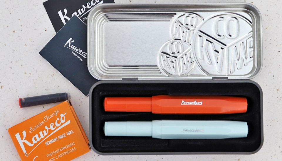 Kaweco kovove krabicky ukazka